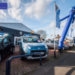 Peugeot Blue Air Dancer Car Showroom